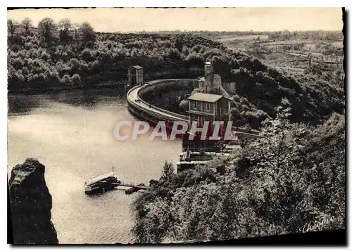 Cartes postales moderne Barrage d'Eguzon Depart de la Vedette