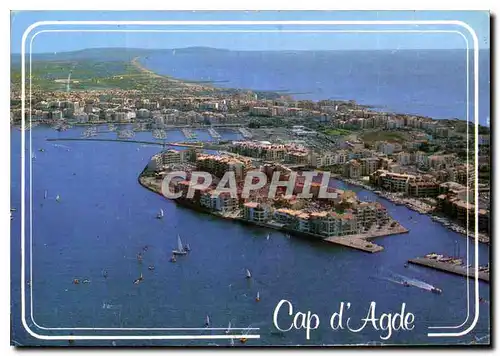 Cartes postales moderne Lumiere et Couleurs de l'Herault le Cap Agde l'Ile des Pecheurs