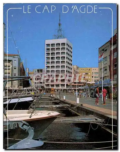 Cartes postales moderne Le Languedoc le Cap d'Agde le Quai Richelieu