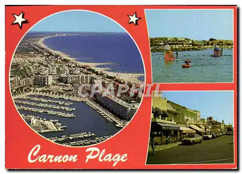 Cartes postales moderne Carnon Plage herault Souvenir