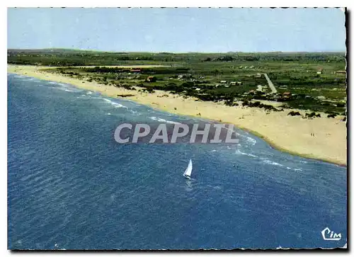 Cartes postales moderne Portiragnes Herault vue aerienne la Plage et le Camping