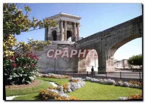 Moderne Karte Montpellier Capitale du Languedoc les Jardins du Peyrou