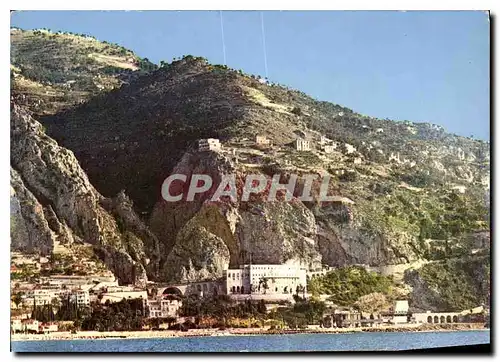 Cartes postales moderne Les Sites Merveilleux de la Cote d'Azur Menton A M Garavan le Pont St Louis et la Frontiere Fran