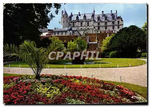 Cartes postales moderne Les Chateaux de la Loire Loches I et L le Logis Royal XIV et XVI S le Chateau XV et XVI S englob