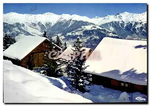 Ansichtskarte AK Neige et soleil les Mazots sous la neige