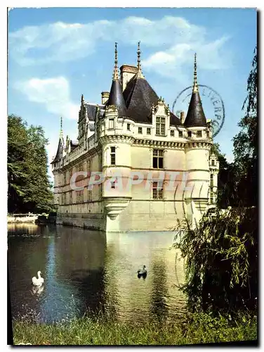 Cartes postales Chateau de la Loire Azay le Rideau I et L le Chateau