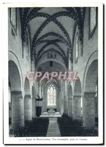 Cartes postales Eglise de Romainmotier vue d'ensemble prise de l'entree