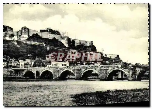 Ansichtskarte AK Namur Le Pont de Jambes et la Citadelle