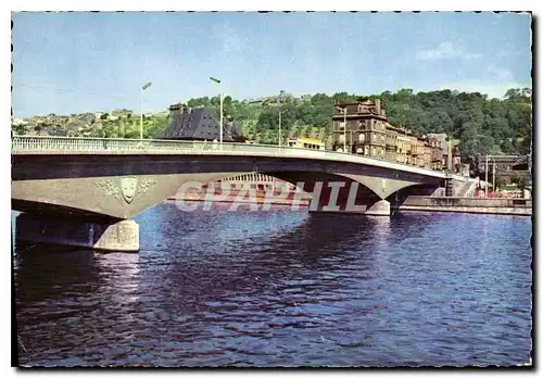 Cartes postales moderne Liege La Meuse et le pont Maghin