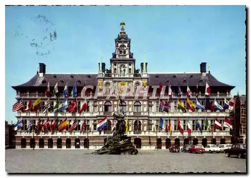Moderne Karte Anvers Hotel d'Ville