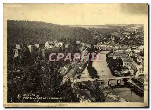 Moderne Karte Bouillon panorama pris de la Ramonette