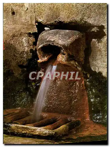 Moderne Karte Le Cantal Pittoresque Chaudes Aigues La source du Par