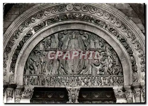 Cartes postales moderne Cathedrale d'Autun S et L Tympan XII siecle