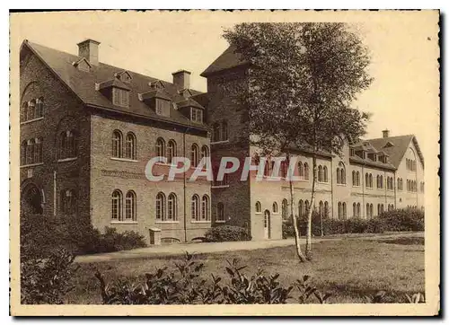 Moderne Karte Monastere N D de Bethanie Lophem lez Bruges Cote est