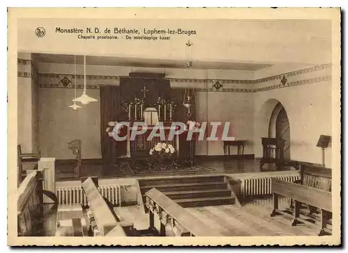 Cartes postales moderne Monastere N D de Bethanie Lophem lez Bruges Chapelle provisoire