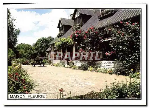 Cartes postales moderne Maison normande fleurie