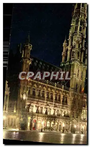 Cartes postales moderne Bruxelles Grand Place Hotel de Ville