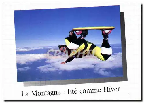 Cartes postales moderne La Montagne ete comme Hiver