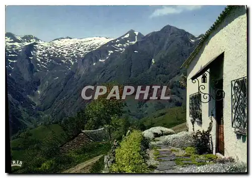 Moderne Karte L'Ariege Touristique en couserans Environs de St Girons sur la route du Port d'Aula la vallee d'