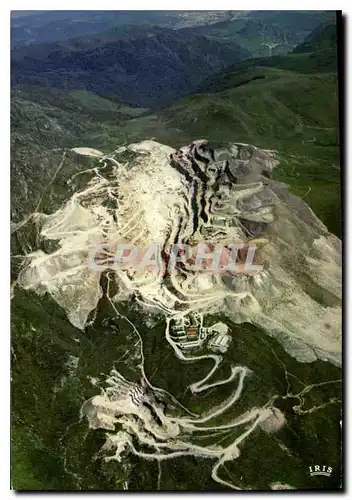 Cartes postales moderne L'Ariege vue du Ciel les carrieres de Trimouns