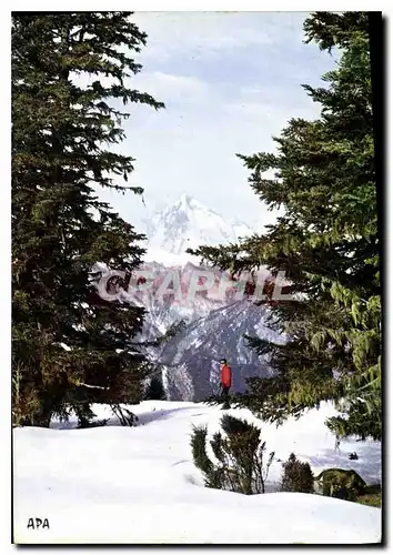 Cartes postales moderne Aulus la Trappe Ariege le Mont Vallier vu du Vallon Blanc
