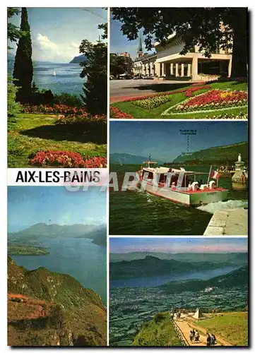 Cartes postales moderne Aix les Bains Lac du Bourget Savoie