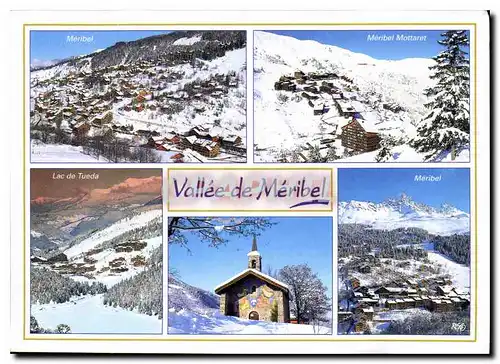 Moderne Karte En Tarentaise Savoie Meribel Au coeur des Trois Vallees Mottaret