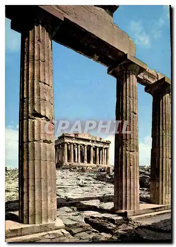 Cartes postales moderne Athenes Le Panthenon par les Propylees