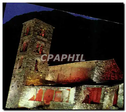 Cartes postales moderne Saint Joan de Casellas Illumine la nuit