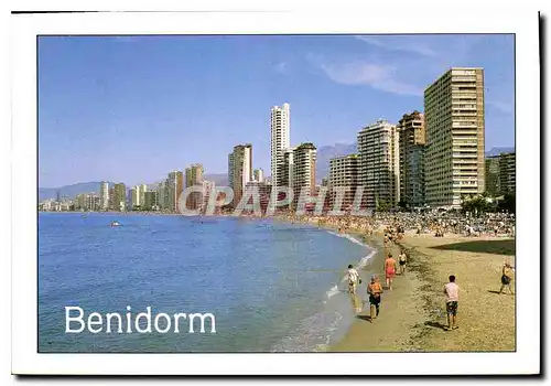 Cartes postales moderne Benidorm Espana Playa de Levante