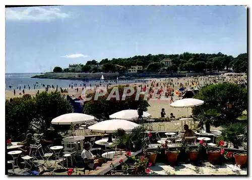 Cartes postales moderne Cote de Beaute Plage de Nauzan et terrasse du Night Club altitude zero