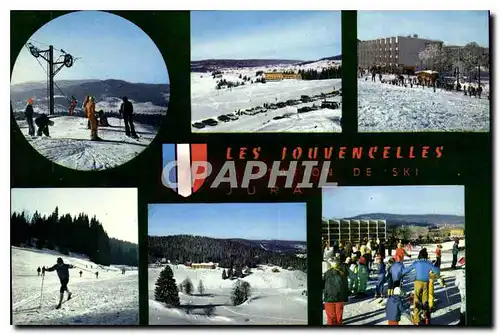 Moderne Karte Le Haut Jura en Hiver Environs des Rousses les Jouvencelles Ski