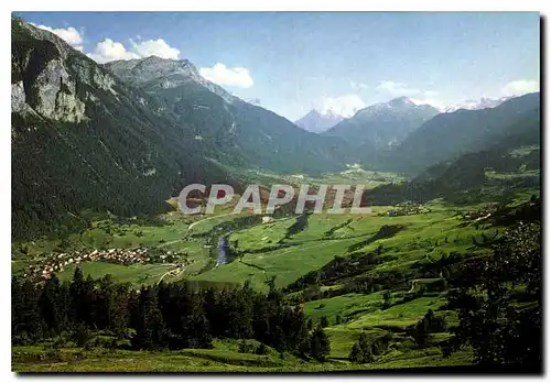 Cartes postales moderne Im Schams GR mit Piz la Tschera Hurell und Surettahorner