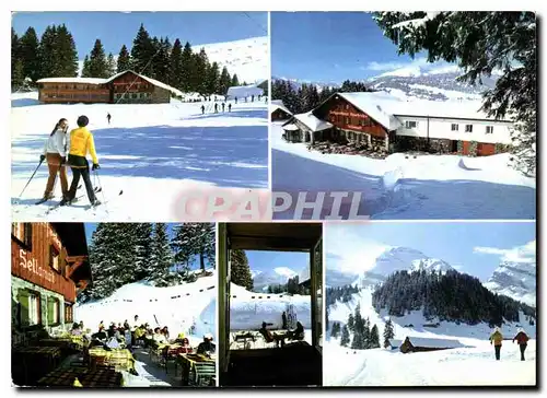 Cartes postales moderne Skigebiet Alp Sellamatt Ruestel