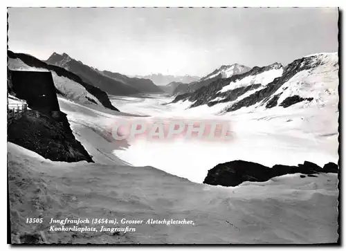 Cartes postales moderne Jungfraujoch Grosser Aletschgletscher