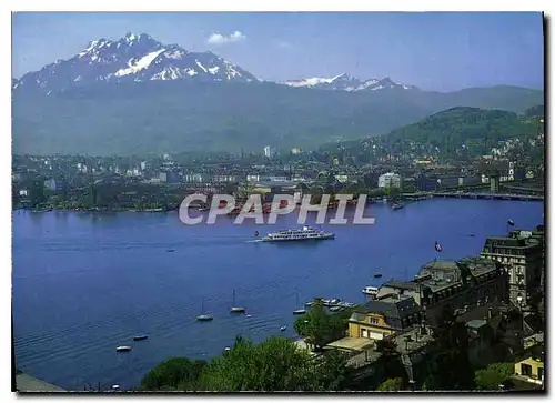 Moderne Karte Suisse Luzern mit Pilatus