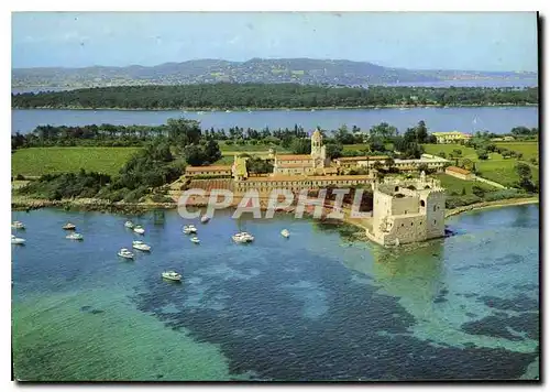 Moderne Karte Cote d'Azur French Riviera Cannes Alpes Maritimes le Monastere des Iles de Lerins St Honorat