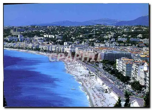 Cartes postales moderne Nice Alpes Maritimes Fortes lumieres sur la Promenade des Anglais