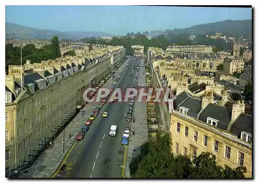 Moderne Karte Bath Great Pulteney Street and the Holburne of Menstrie Museum