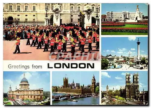 Cartes postales moderne Greetings from London