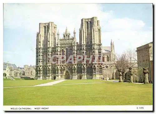 Cartes postales moderne Wells Cathedral West Front