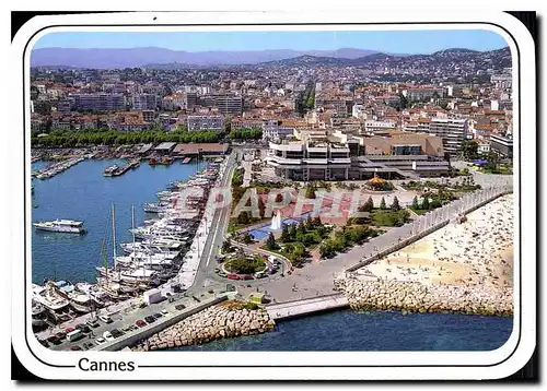 Cartes postales moderne Reflets de la Cote d'Azur vue aerienne Palais des Congres le Port