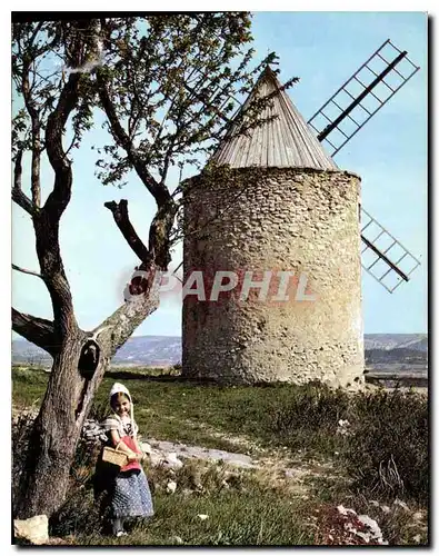 Moderne Karte Les Belles Images de Provence Moulin de St Saturnin les Apt