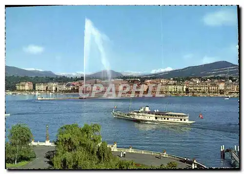 Cartes postales moderne Geneve Bateau