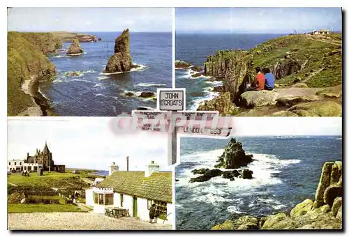 Cartes postales moderne Stacks of Duncansby Hotel and Last house John O' Groats
