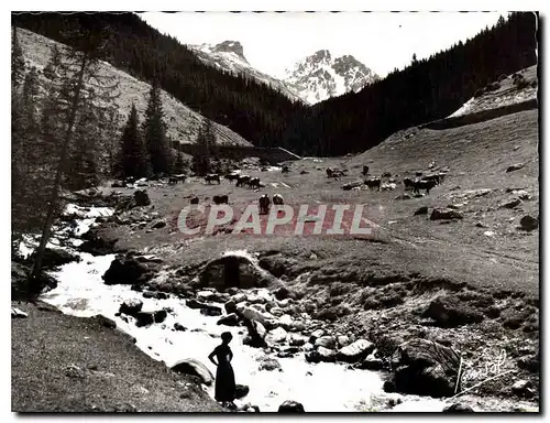 Moderne Karte Les Trois Vallees Vallee de Saint Ban Savoie environs de Moriond et Courchevel Roc Mugnier et Ai