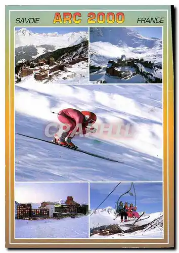 Cartes postales moderne Arc Savoie Station de Competition Internationale du kilometre lance
