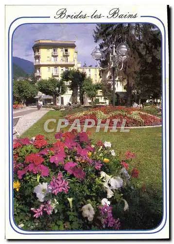 Cartes postales moderne Brides les Bains Savoie Jardins fleuris du Parc thermal