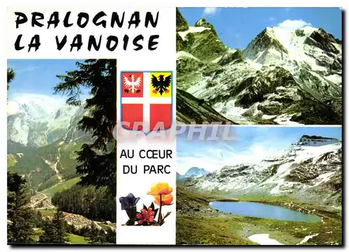 Cartes postales moderne Pralognan la Vanoise Savoie les campings et la Grance Casse