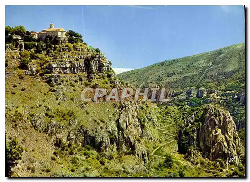 Cartes postales moderne Couleurs et lumiere de France la Cote d'Azur miracle de la nature Gourdon La Sarrazine Alpes Mar